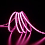 Silumen ruban led cob ac 296 led / m 220v 10w / m ip65 - rose (vendu sur mesure au m�tre) - rose