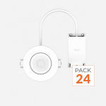 Silumen spot encastrable 5, 4w dimmable cct ip65 blanc re2020 - 3000k / 4000k / 6000k - pack de 24