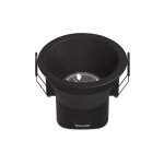 Silumen spot encastrable bbc dimmable noir led 8w cct �90mm - 3000k / 4000k / 5000k / 5700k