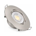 Silumen spot encastrable extra plat 4w cct chrome �90mm - 3000k / 4000k / 6500k