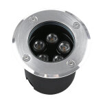 Silumen spot ext�rieur encastrable 5w ip67 220v sol 30� �80mm - blanc chaud 2300k - 3500k