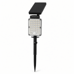 Silumen spot led ext�rieur � piquer ip65 solaire 8w 1150lm 144lm / w avec d�tecteur cct 3000k - 4000k ...