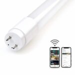 Silumen tube t8 led connect� 120cm 12w bluetooth tuya avec d�tecteur de mouvement int�gr� - blanc froid ...