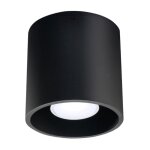 Sollux plafonnier noir pour ampoule gu10