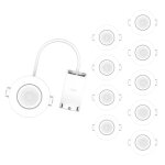 Silumen spot encastrable 6w dimmable cct ip65 blanc - 3000k / 4000k / 6500k (pack de 10)