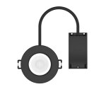 Silumen spot encastrable 6w dimmable cct ip65 noir - 3000k / 4000k / 6500k