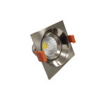 Optonica spot encastrable led cob carr orientable 8w 60 alu - blanc froid 6000k - 8000k