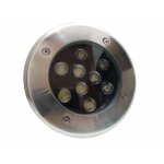 Silamp spot led encastrable extrieur ip65 220v sol 9w 60 - blanc froid 6000k - 8000k