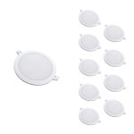 Silamp spot led encastrable rond blanc 18w �170mm (pack de 10) - blanc neutre 4000k - 5500k