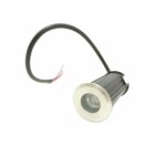Silamp spot led extrieur encastrable sol 12v 1w ip68 45 - blanc froid 6000k - 8000k