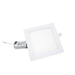 Silamp spot led extra plat carr 12w blanc - blanc chaud 2300k - 3500k