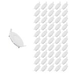 Silamp spot led extra plat rond 6w blanc (pack de 40) - blanc froid 6000k - 8000k