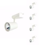 Silamp spot led sur rail 30w 80 monophas blanc (pack de 5) - blanc neutre 4000k - 5500k