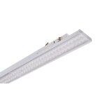 Silumen spot linaire led sur rail triphas 150cm blanc - puissance ajustable - blanc neutre 4000k - ...