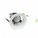 Silamp spot rond encastrable led cob 15w 80 - blanc chaud 2300k - 3500k