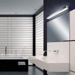 Struhm applique murale led smd 9w ip44 noir - blanc neutre 4000k - 5500k