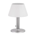 Struhm lampe de table extrieure solaire 2w inox et blanc - blanc neutre 4000k - 5500k