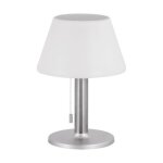 Struhm lampe de table ext�rieure solaire 2w inox et blanc - blanc neutre 4000k - 5500k