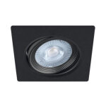 Struhm spot led encastrable orientable 5w carr noir smd - blanc neutre 4000k - 5500k