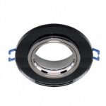 Struhm support spot encastrable gu10 / mr16 rond verre effet miroir