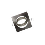 Silamp support spot led gu10 orientable carr� inox