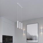 Sollux suspension 3 lampes blanc pour ampoules gu10