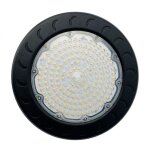 Silamp suspension industrielle highbay ufo 100w ip65 noir - blanc froid 6000k - 8000k
