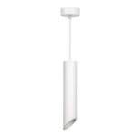 Optonica suspension luminaire biseaute gu10 ip20 30cm blanc