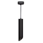 Optonica suspension luminaire biseaute gu10 ip20 30cm noir