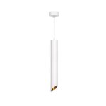 Optonica suspension luminaire biseaute gu10 ip20 50cm blanc / or
