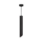 Optonica suspension luminaire biseaute gu10 ip20 50cm noir