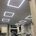 Tsong dalle led cadre lumineux 60x60 slim 36w blanc (pack de 6) - blanc chaud 2300k - 3500k