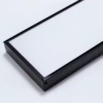 Tsong kit en saillie noir pour panneau led 120x30 slim