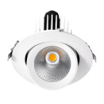 Tsong spot led escargot encastrable orientable cob 30w 3000lm 23� - blanc neutre 4000k - 5500k