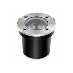 Tsong spot led ext�rieur encastrable ip67 24v sol 3w 45� - blanc chaud 2300k - 3500k