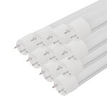 Silamp tube non led 120cm t8 36w (pack de 10) - blanc chaud 2300k - 3500k