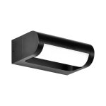 Vtac applique murale led 10w orientable noir ip65 - blanc chaud 2300k - 3500k