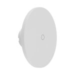 Vtac applique murale led 12w cct disque blanc ip65