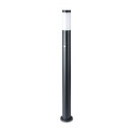 Vtac borne extrieur anthracite avec dtecteur 110cm ip44 pour ampoule e27