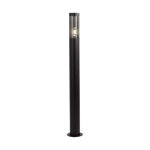 Vtac borne de jardin noire ip44 100cm pour ampoule e27