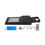 Vtac luminaire urbain solaire dimmable 40w d�tecteur de mouvement ip65 (t�l�commande incluse) - blanc ...