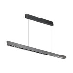 Vtac suspension lin�aire led 36w cct faisceau concentr� 60� gris mat 120cm