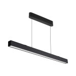 Vtac suspension lin�aire led 40w cct �clairage haut et bas noir 120cm