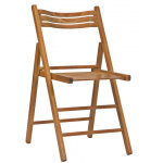 Chaise de collectivit� pliante en bois gladys