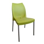Lot de 2 chaises de collectivit� tulip vert