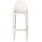 Lot de 3 tabourets snack polypropyl�ne blanc piu