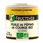 Huile de p�pins de courge bio - 60 capsules de 500 mg