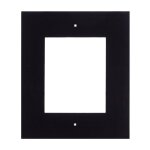 2n italia cadre d'encastrement 2n 1 module noir pour panneaux de contrle verso 9155011b