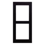 2n italia cadre mural 2n pour panneau de bouton - poussoir ip / lte verso 2 modules noir 9155022b 2n italia cadre mural 2n pour panneau de bouton - poussoir ip / lte verso 2 modules noir 9155022b