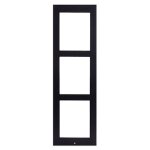 2n italia cadre mural 2n pour platines de rue ip / lte verso 3 modules noir 9155023b 2n italia cadre mural 2n pour platines de rue ip / lte verso 3 modules noir 9155023b